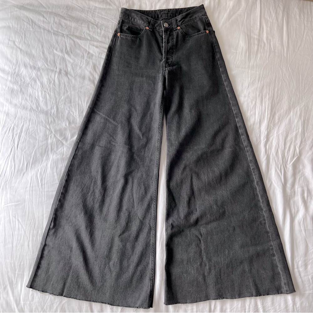 Raey Black Wide Leg Jeans